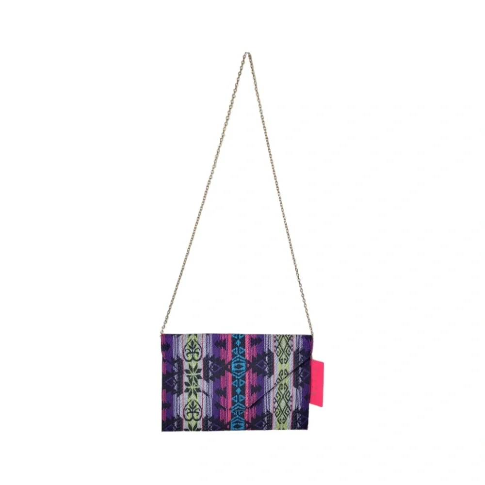 Vieta Colorful Tribal Boho Envelope Clutch Purse